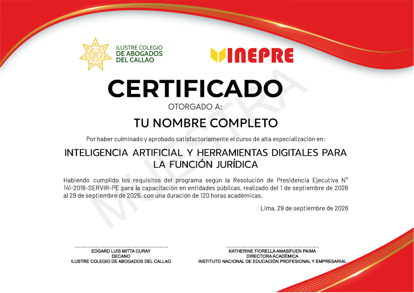 Certificado Anverso
