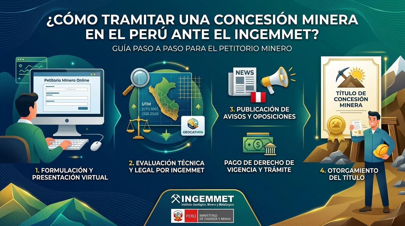 Geólogo revisando mapa topográfico y coordenadas UTM en zona de prospección minera peruana